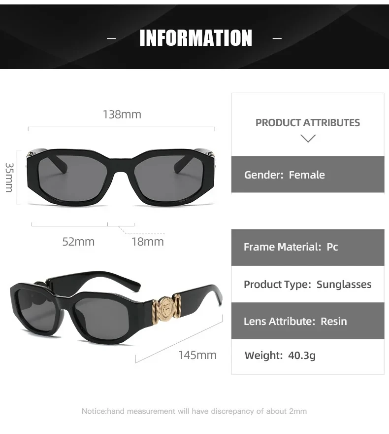 Small Rectangle Sunglasses Men Women Square Sun Glasses Travel Shades Vintage Retro UV400 Lunette Soleil Femme Gafas De Sol image 6