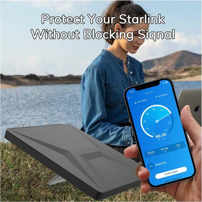 Copertura per Internet satellitare Kit Internet satellitare morbido anti-collisione Custodia protettiva Piatto portatile morbido resistente ai graffi