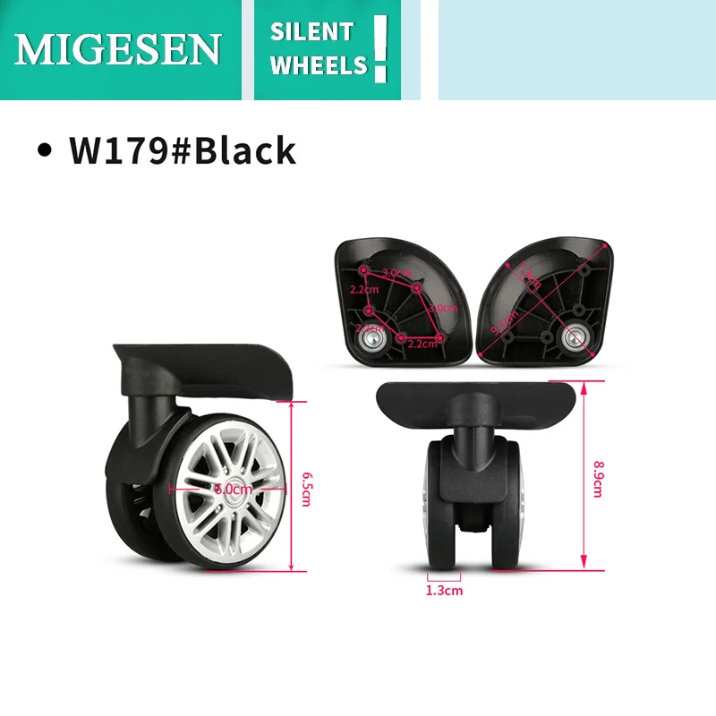 

Чехол для галстука, ролики для чемодана, универсальные аксессуары, износостойкие съемные колеса для самолета, шкив для багажа, устойчивый к трещинам