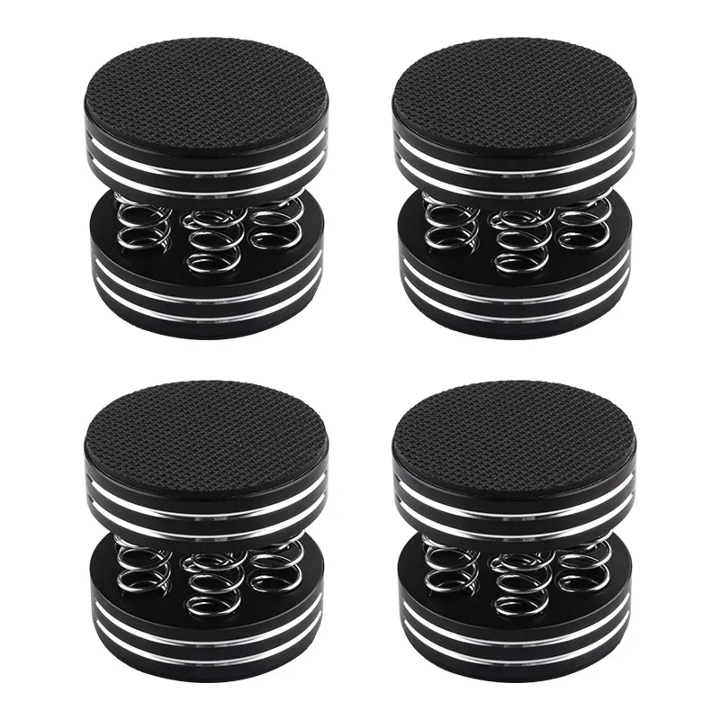 4 PCS HiFi Shock Spikes Aluminium Alloy Spring Damping Pad for Audio CD HiFi Amplifier Speaker Turntable Player