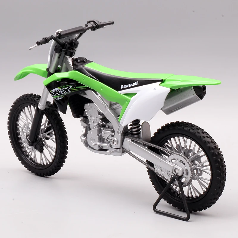 Welly 1:10 Kawasaki 2017 KX 250F Alloy Motorcycle Model High Simulation Diecast Metal Motorcycle Model Collection Children Gifts