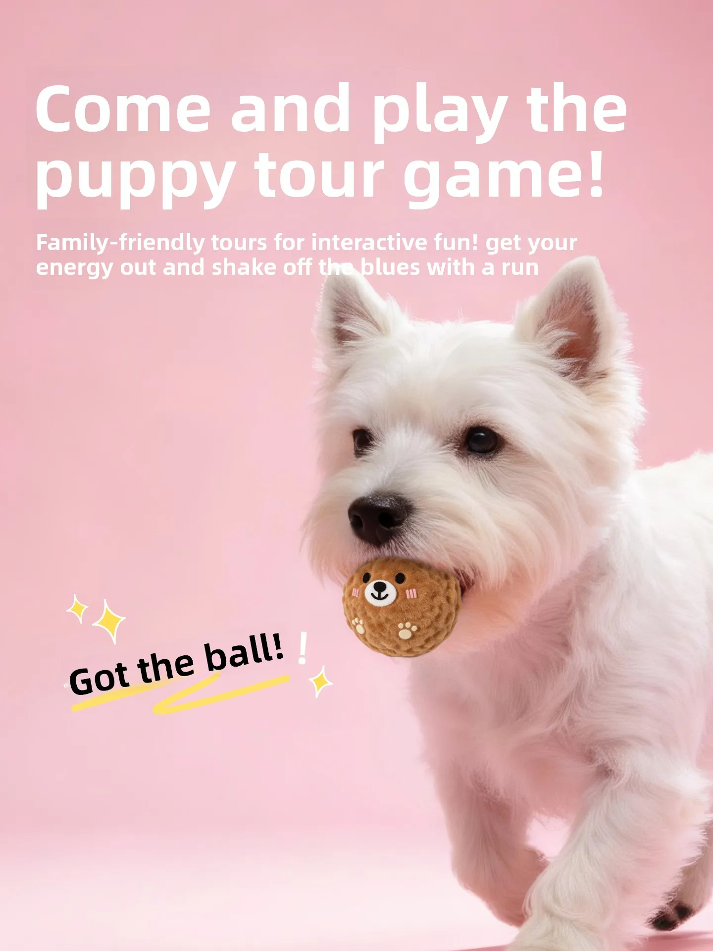 Mini-Plüsch-Quietschball für Hunde, niedliches Tierdesign, kaubeständig, interaktives Apportierspielzeug, Puzzle für Welpen, Angstlinderung – Detail 4