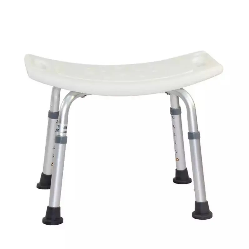 

Lightweight anti slip aluminum alloy elderly shower chair adjustable pregnant woman bathroom stool disabled bath chair