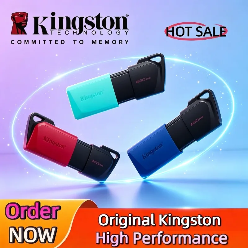 High Speed USB Drive For Computer Kingston Original Flash Disk Portable Key Memory Stick 64GB 128GB 256GB USB3.2 Gen1