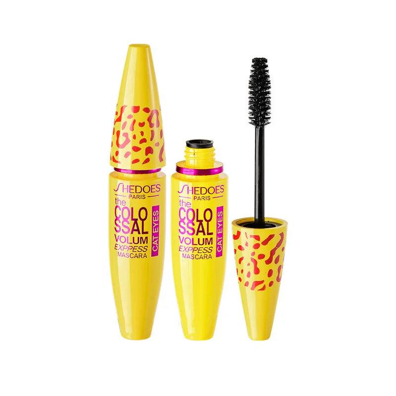 Mascara 4D Silk Fiber Eyelash Mascara Thick Curling Lasting Extension Waterproof Black Professional Eye Mascara Cosmetic Make Up