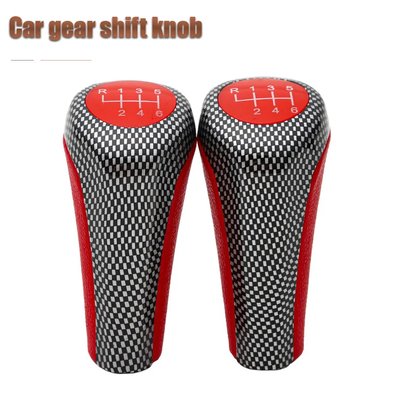 

For BMW car gear shift handball, carbon fiber gear head, 6-speed gear lever, car accessories