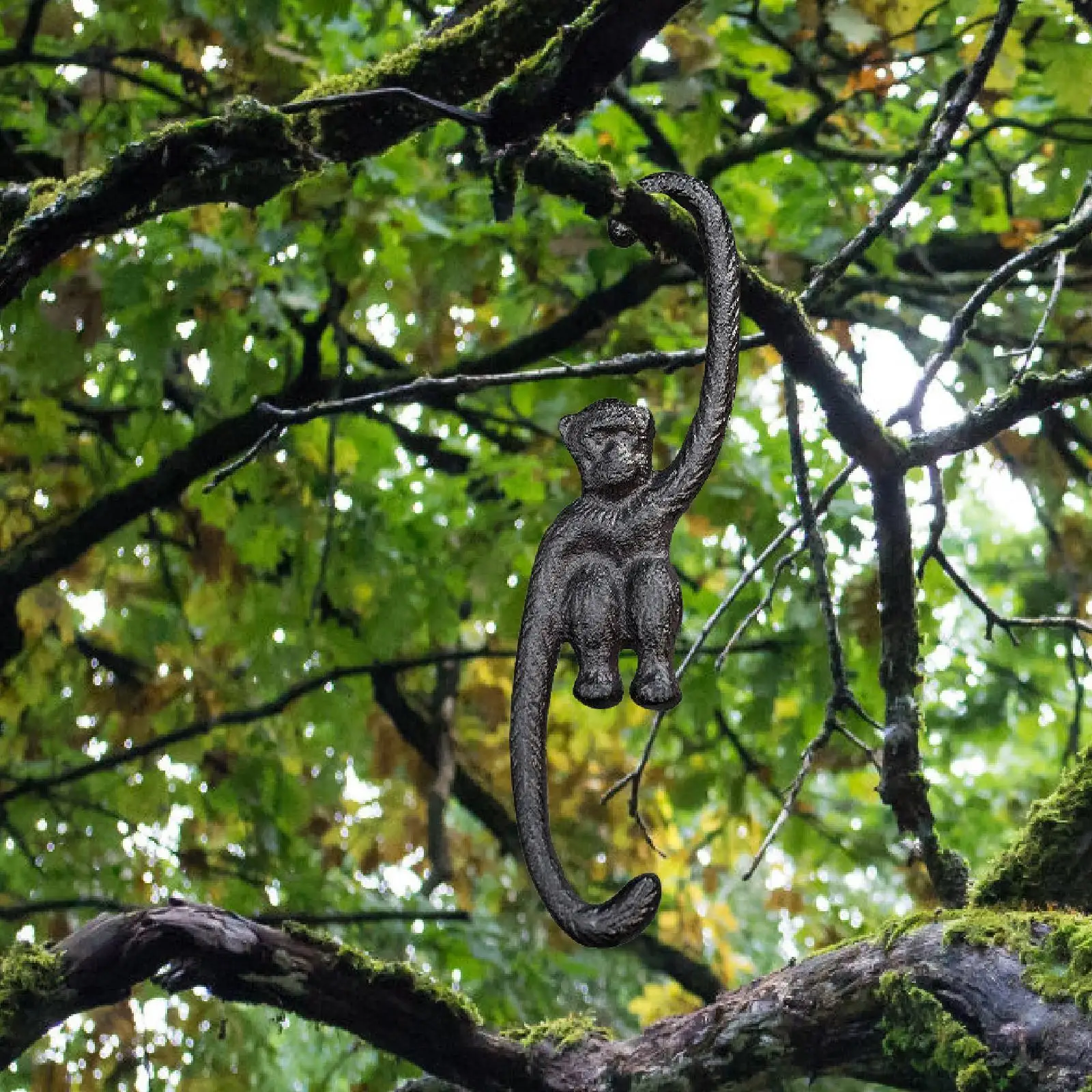 Metal S Style Monkey Hook Decorative Plant Hanger Iron Hanging Bracket for Indoor Outdoor Home Garden Planter Flower Basket