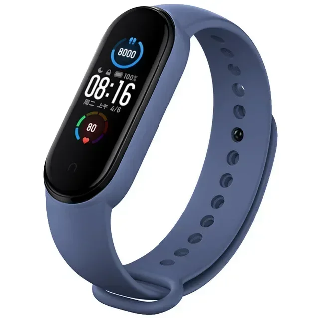 Uhrenarmband für Xiaomi Mi Band 7 6 5 4 3 Armband Silikon-Armband Handgelenksriemen MiBand 3/4 Band5 Band6 Smartwatch-Zubehör – Detail 5