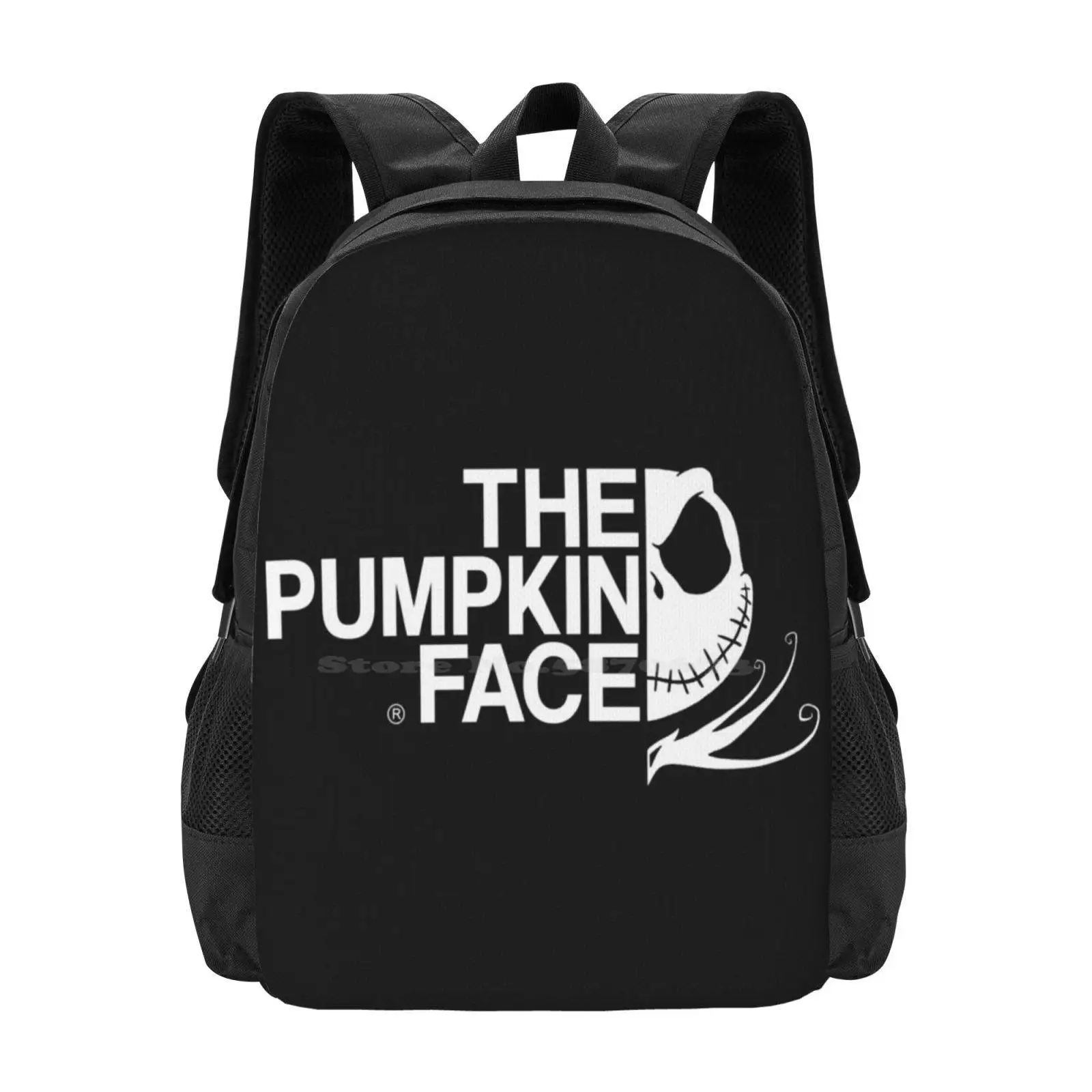 The Pumpkin Face Hot Sale Schoolbag Backpack Fashion Bags Getsousa Skull Xmas Funny Horror Halloween King Pumpkin Christmas