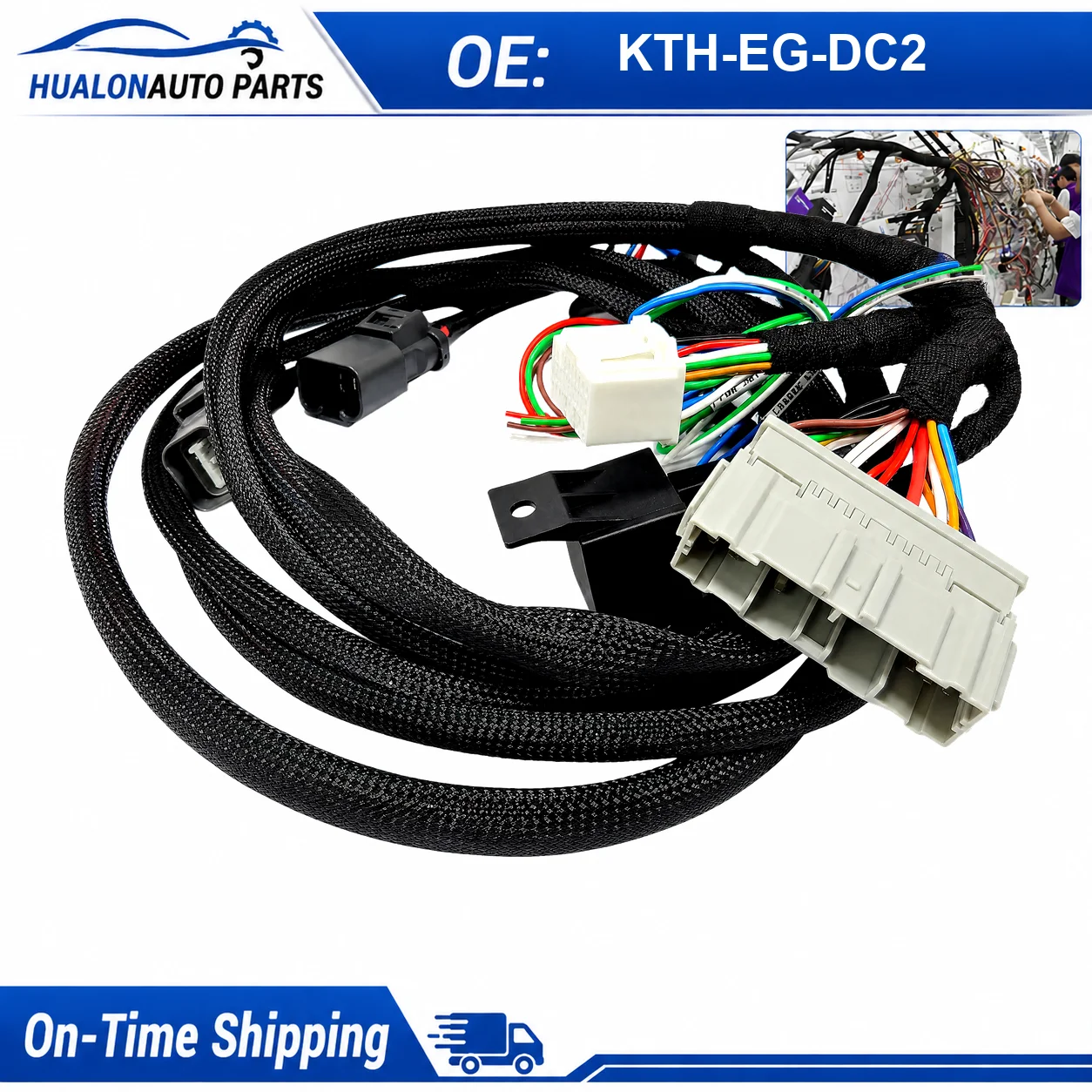 KTH-EG-DC2 EG DC2 K-Swap Wiring Harness for Honda Civic 1992-1995 for Integra 1994-2001 K-Series Conversion Cable Kit Assembly