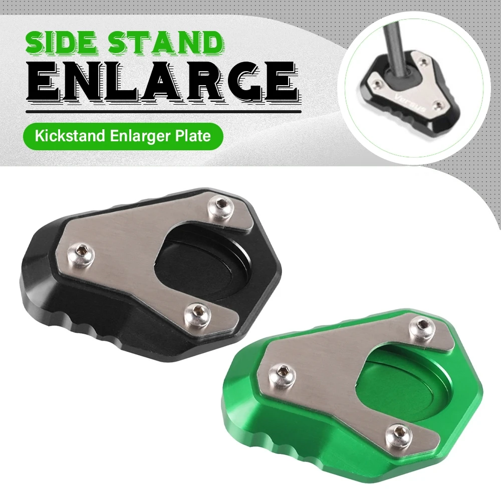 

Kickstand Extension Motorcycle Foot Side Stand Enlarge Plate Pad FOR Kawasaki Versys 1000 Versys 1000 Grand Tourer Versys 1000S