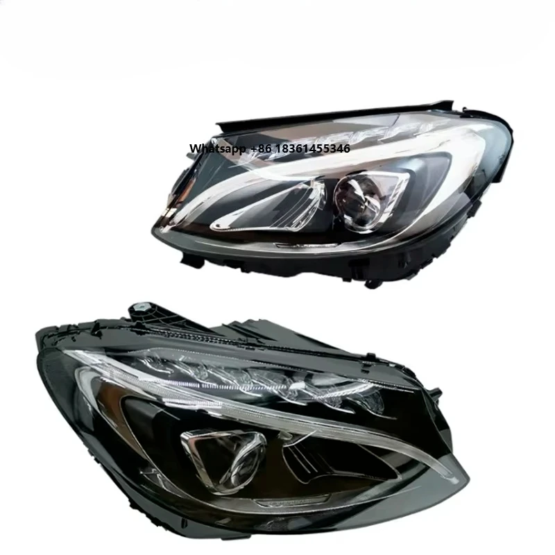 

Original Adaptive Steering LED Lens LHD Car Headlight for 2015-2018 C-Class W205 OEM 2059067303 2059067403