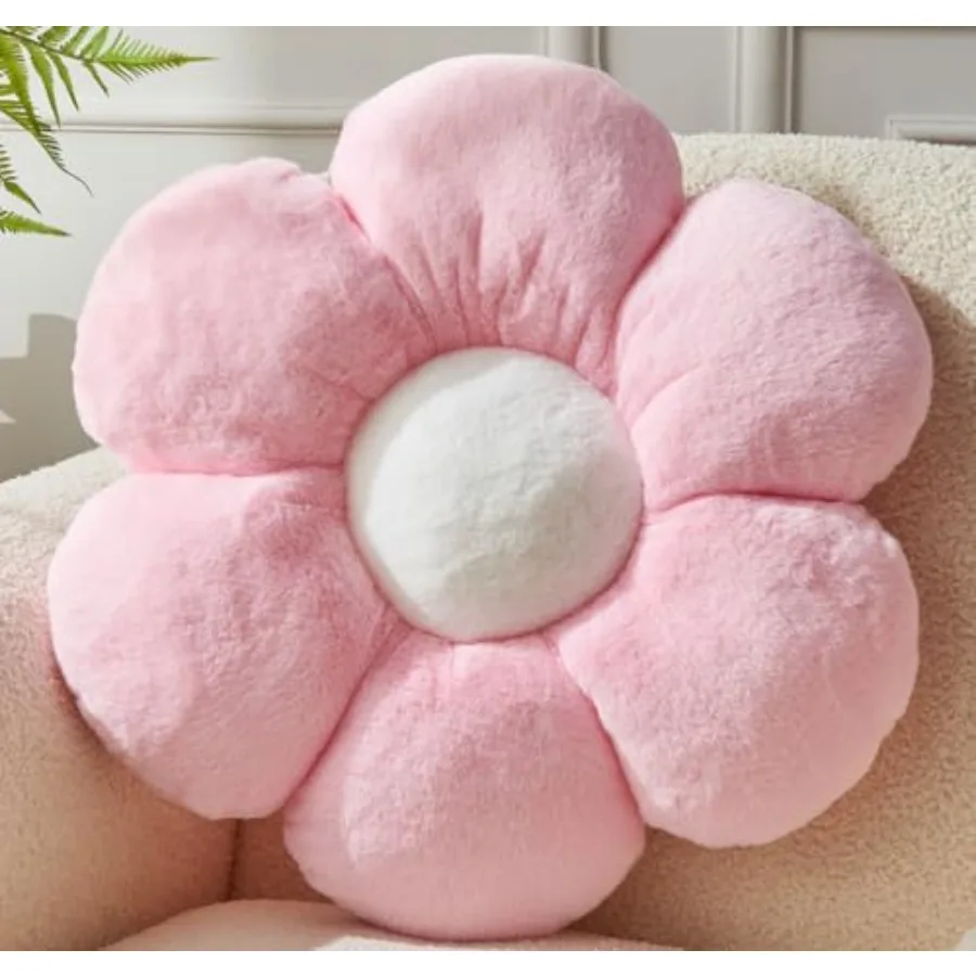 Daisy Flower Shaped Throw Pillow for Home Decor