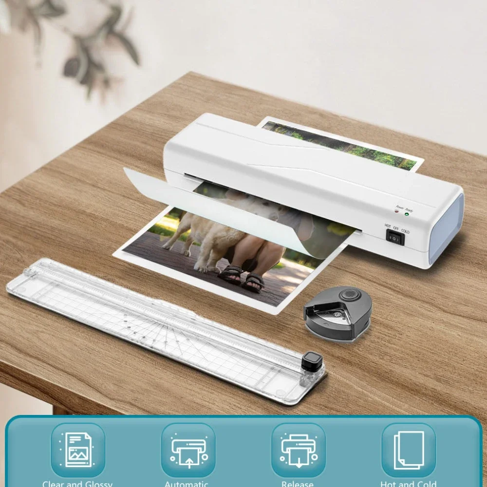 حار جديد A3 A4 آلة الترقق الساخن الوضع البارد صور جهاز بلاستيكي التلقائي مكتب صغير وثيقة ختم جهاز تغليف