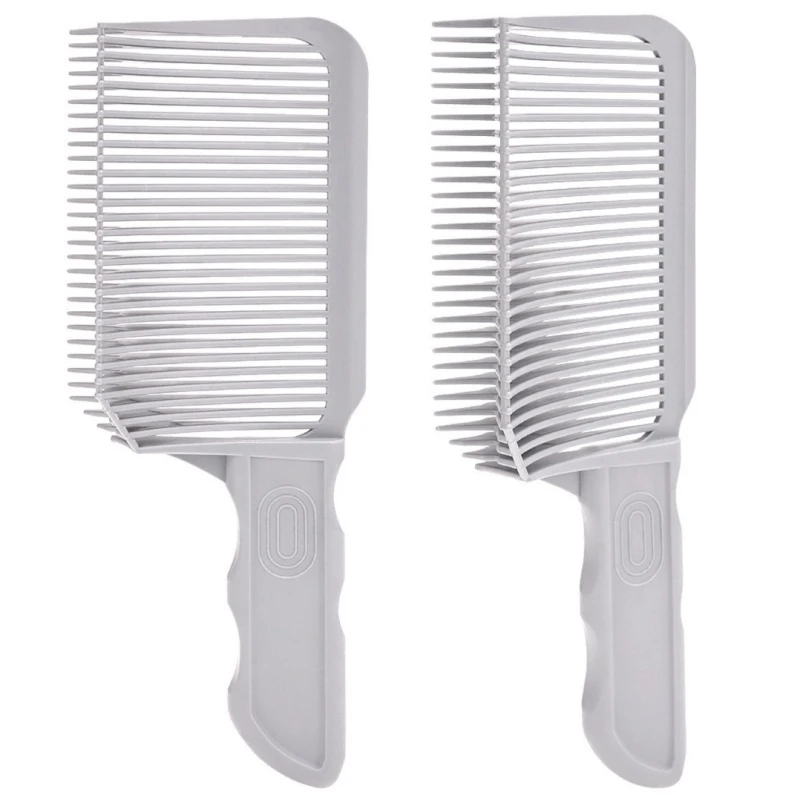 2Pcs Heat Resistant Professional Hair Cutting Combs for Men Haircut Comb Salon Quality Blending and Positioning Tools