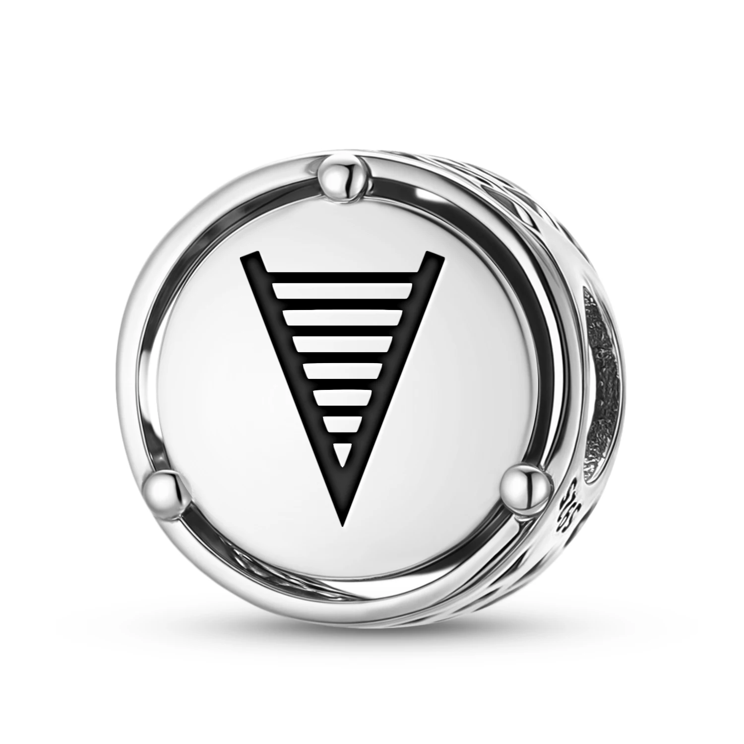 

Native Rock Art Wealth 925 Sterling Silver Symbol Charm Fit Original Bracelet Diy Jewelry Accessories Family Bead