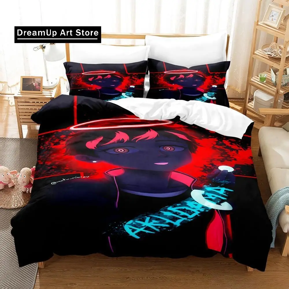 New Akudama Drive Bedding Set Single Twin Full Queen King Size Bed Set Adult Kid Bedroom Duvet cover Sets 3D Anime Bed Sheet Set