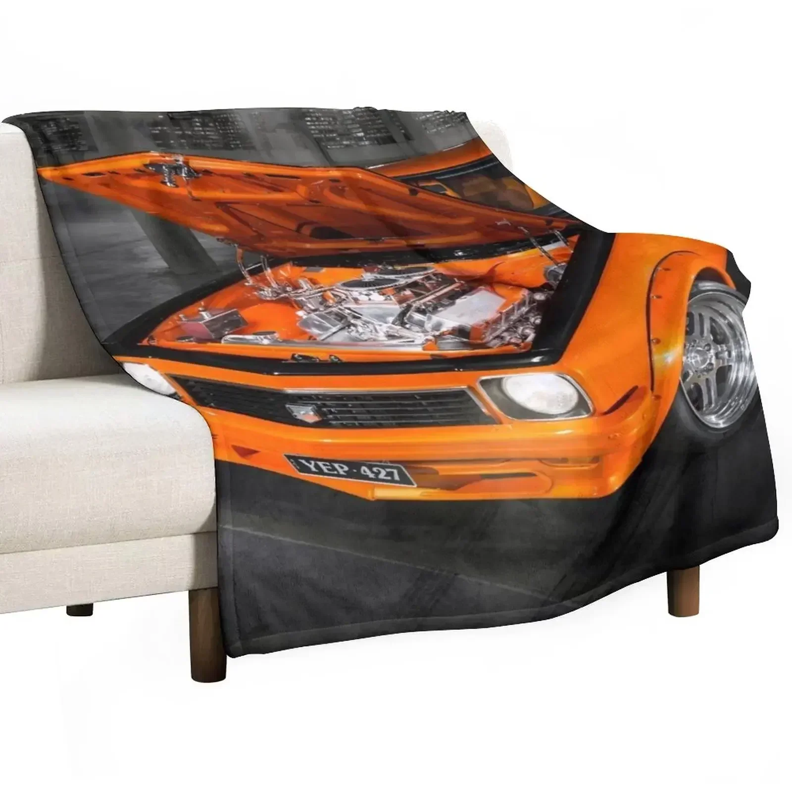 Brett Russell's Holden LX Torana Throw Blanket Hair Beautifuls wednesday Blankets