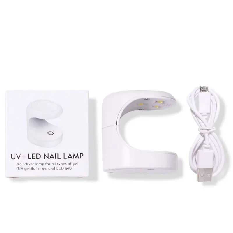 Mini Nagel Trockner UV Lampe Maniküre Maschine Einzelne Finger Nägel Kunst Werkzeug Gel Polnisch 16W Nagel Trockner LED Lampe maniküre Werkzeuge Mit USB