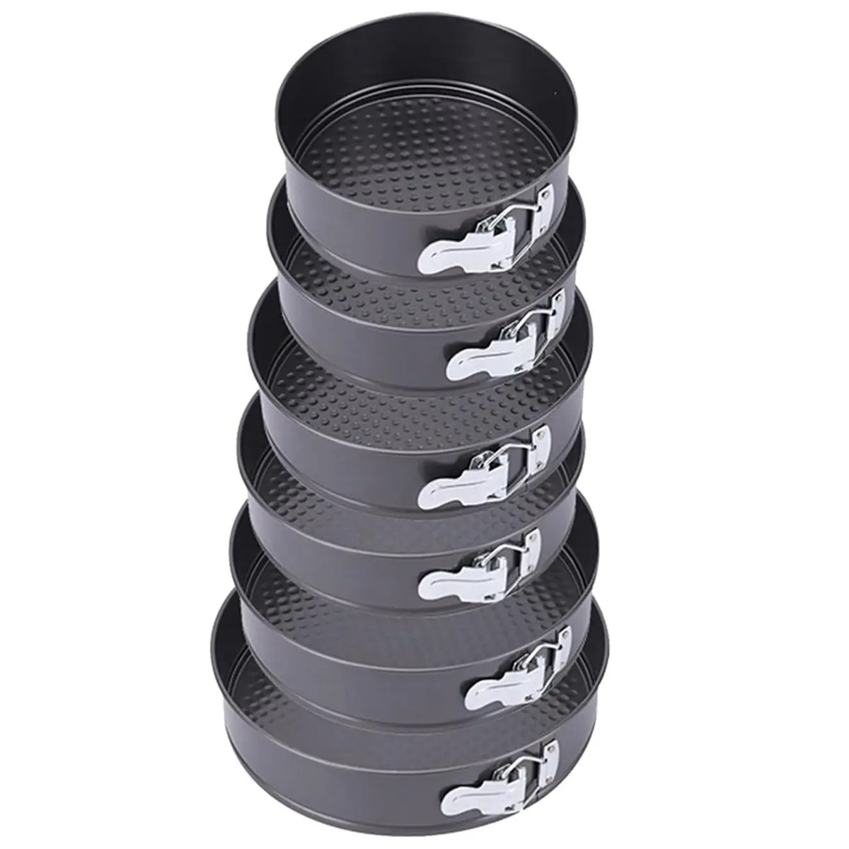 2026 New Nonstick Cake Pan,Round Cheesecake Pan Leak-Proof Non-Stick Bottom Removable Bakeware Cheesecakes,Pizzas and Quiches