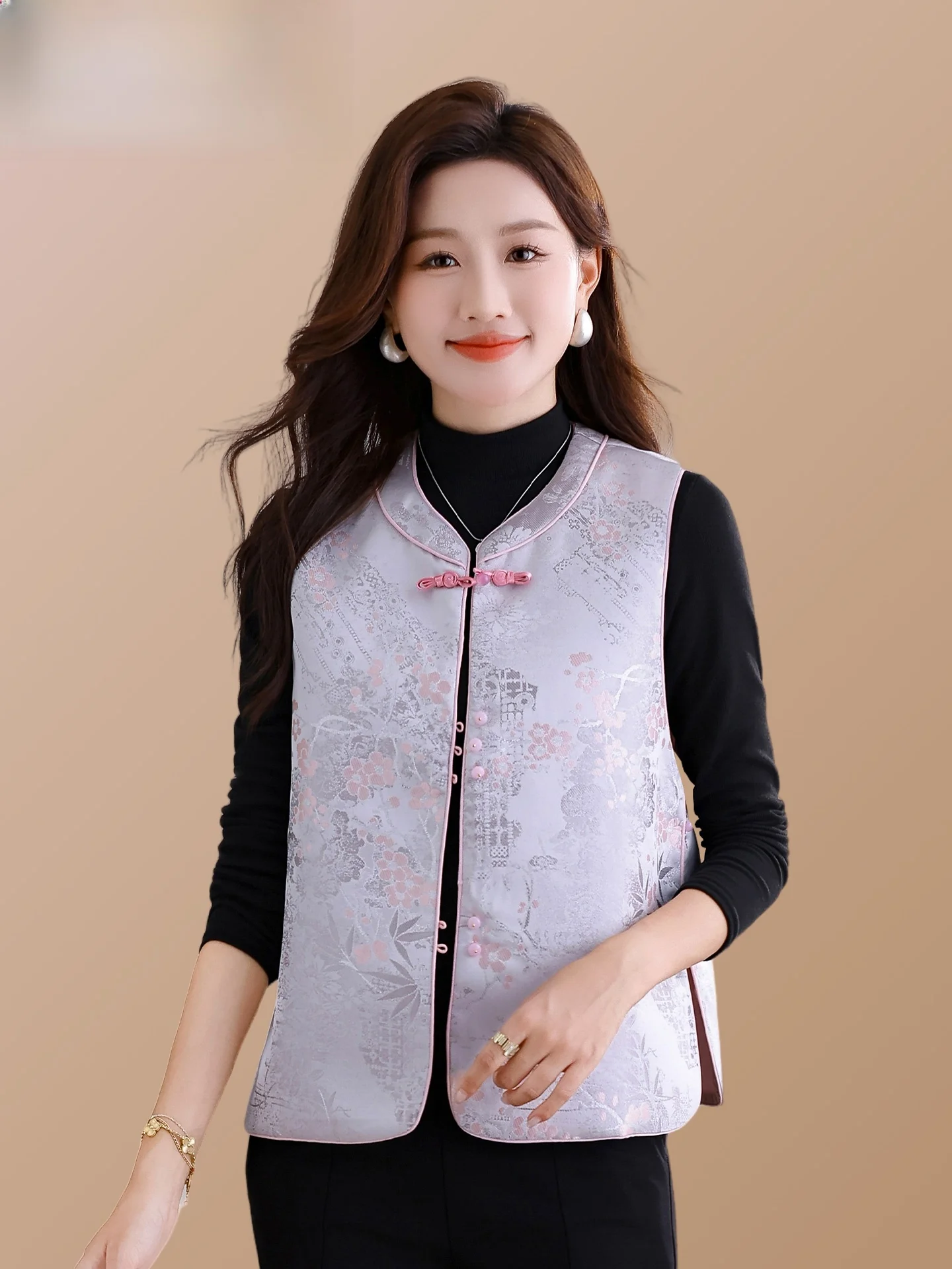 

New Chinese Sle ort Vest Women's Outerwear TUCANO Brand Faionable Embroidered Polyester Fiber Regular Thin