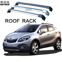 2Pcs Roof Bars for Opel Mokka, 5dr SUV Nov 2012-2016  Aluminum Alloy Side Bars Cross Rails Roof Rack Luggage