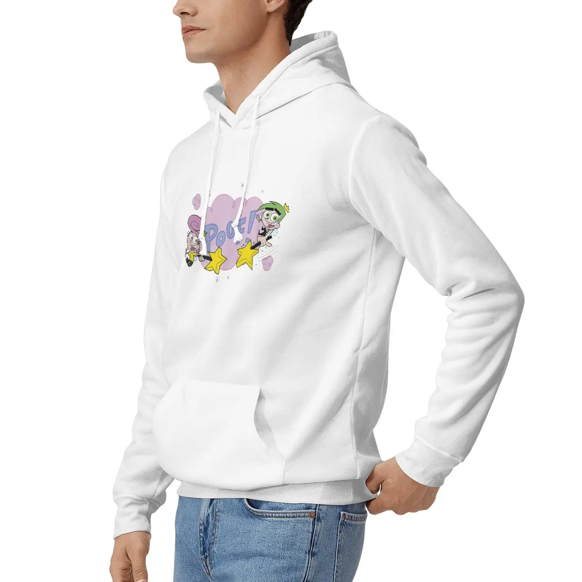 Fairly Oddparents Cosmo هوديس الرجال النساء بلوزة كاجوال بلوزات Harajuku كم طويل ملابس الشارع الشهير الخريف الشتاء #6