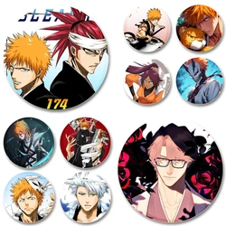 Death Comic Badge Kurosaki Ichigo Urahara Kisuke Ulquiorra Cifer Grimmjow Jaegerjaquez Cartoon Character Enamel Pin for Backpack