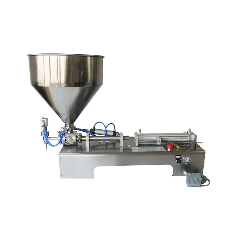 

Single-head paste semi-automatic bottle filling machine is suitable for thick paste cream hand sanitizer