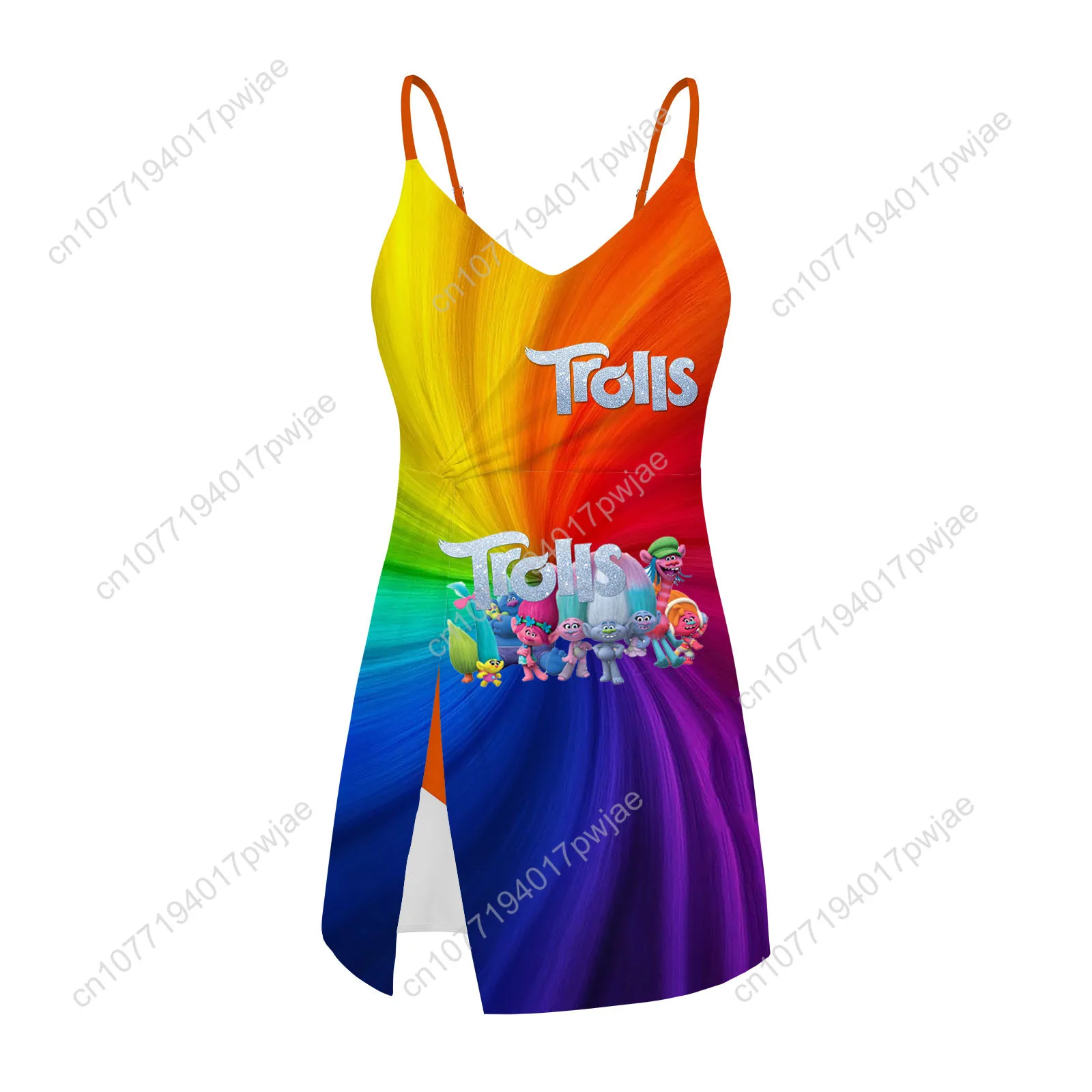 

Trolls Swimsuit Womens Bathing Suits Fashion Swimwear Pool Party Beach Bikini Custom Made Beachwear