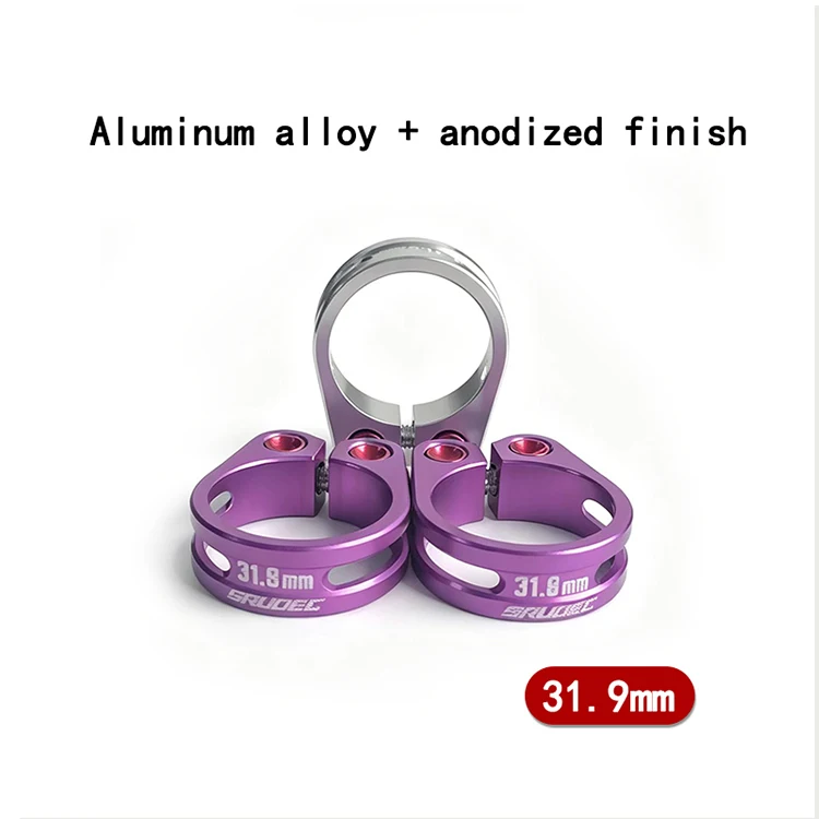 Aluminiumlegierung Fahrrad-Sattelstützenklemme Sattelrohrklemme MTB Fahrrad-Sattelrohrclip Fahrradteile Fahrradsattelklemme 31,8/34,9mm – Detail 5