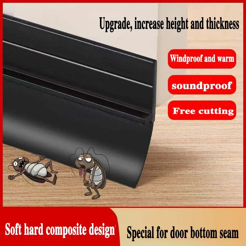 PVC Material Door Bottom Seam Special Windproof and Waterproof Door Bottom Seam Windproof iInsect Proof and Soundproof Strip