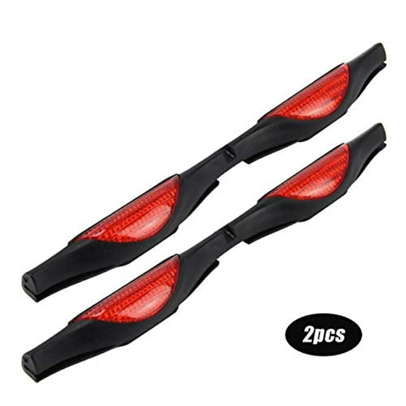 Car Door Protectors Bump Stop Door Edge Guard Strip Dent Reflectors Clip on Car Rear Front Door Scratches Protection