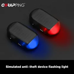 Car Security Strobe Signal System Light Car Alarm Universal Warning Flashing LED Light Fake Anti-Theft Signal Auto Accessories