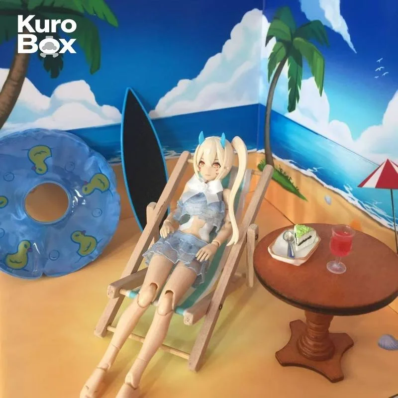 Beach Scene Customization Parts Set Compatible With Figma Goddess Device 30MS SHF 6 Inch 1/12 Scale Female Action Figure Model