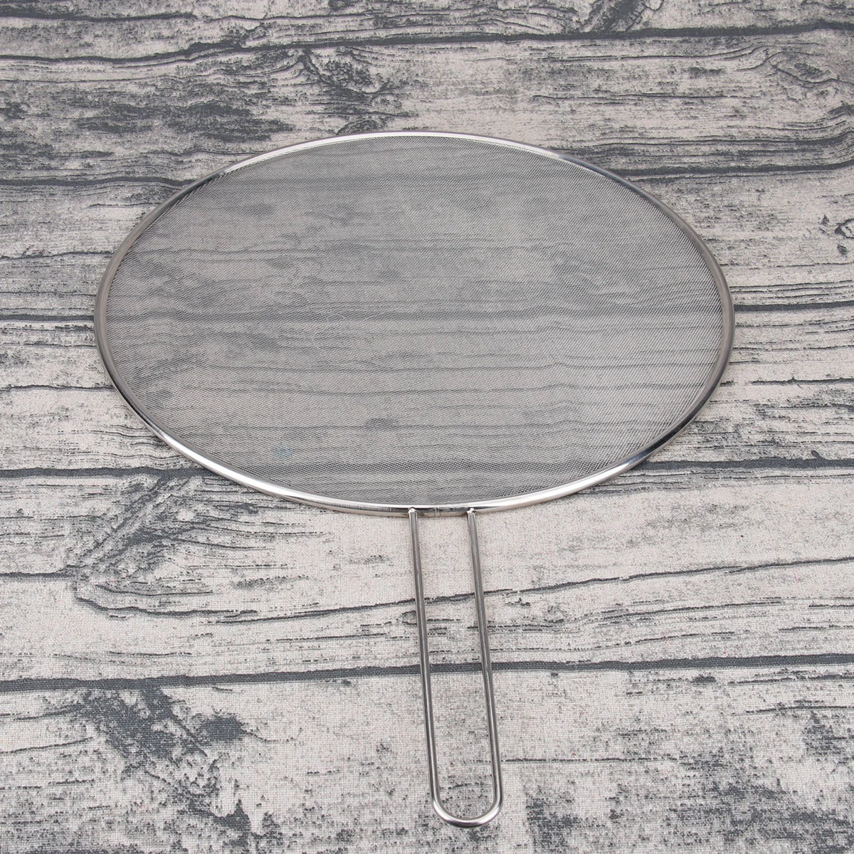 

33Cm Stainless Steel Deep Fry Mesh Filter Long Handle Frying Snacks French Fries Wings Oil Strainer Kitchen Tool Round