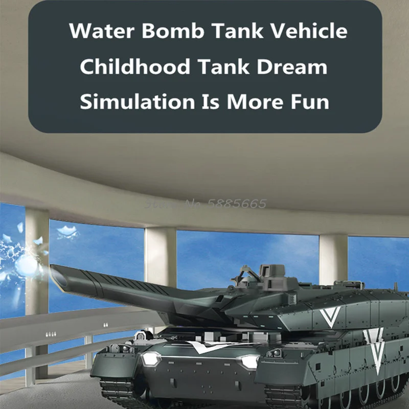 40CM Multiplayer Combat Fire Bullet Dual Remote Control Tank 330° Turret Rotation Gesture Sensing Lighting Sound Effects RC Tank