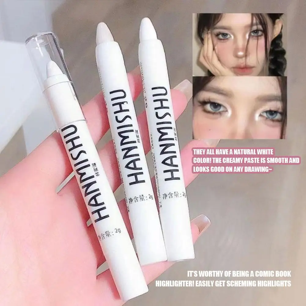 Waterproof Glitter Diamonds Glitter Eyeshadow Eyeliner Pencil Eyes Makeup Highlighter Pearl Silver Brighten Silkworm Eyeliner