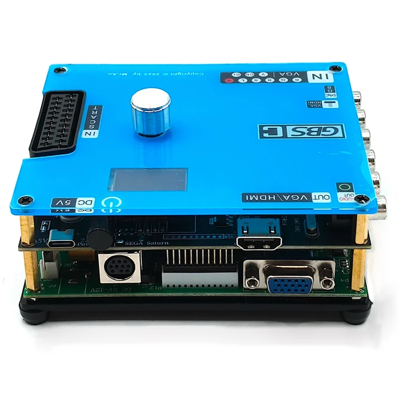 B27B جهاز تحويل الفيديو GBS التحكم في الفيديو Transcoder GBSC RGBS VGA Scart Ypbpr إشارة إلى VGA HD Upscalers #4