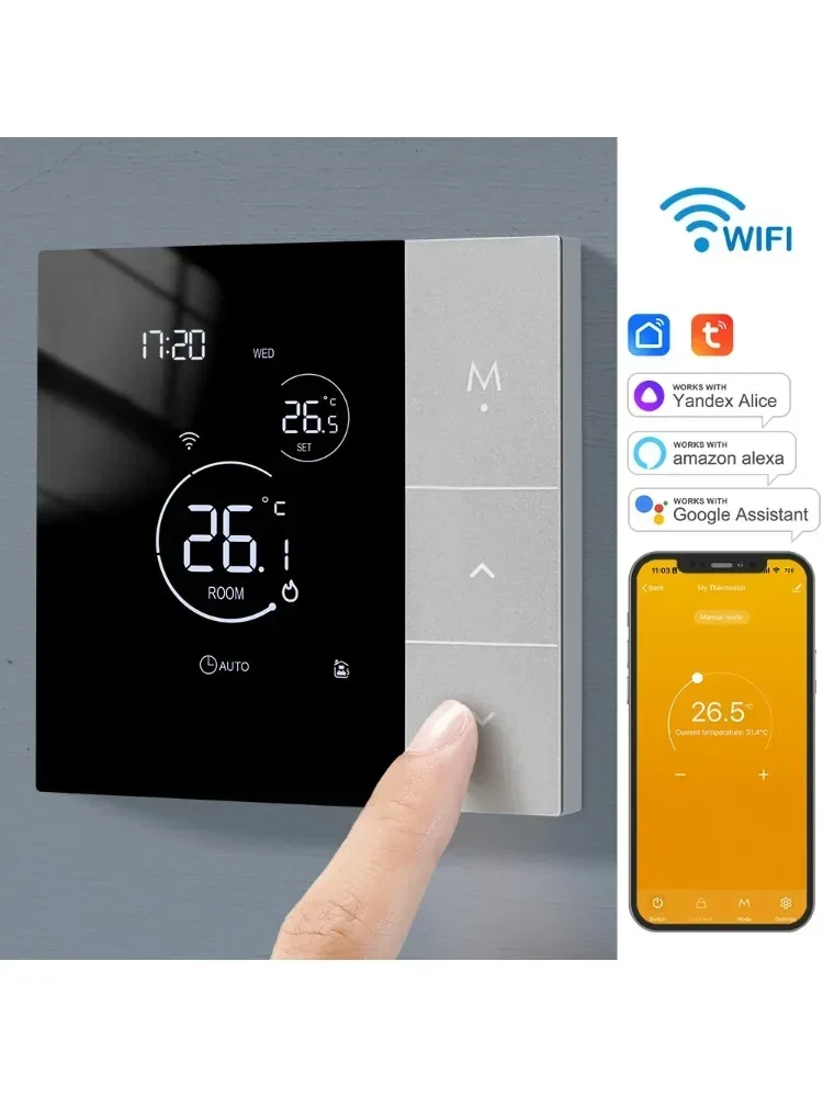 WiFi Thermostaat Tuya Smart Home Thermoregulator Voor Boiler/Elektrisch/Vloerverwarming Temperatuurregelaar Alice Alexa Google - afbeelding 2