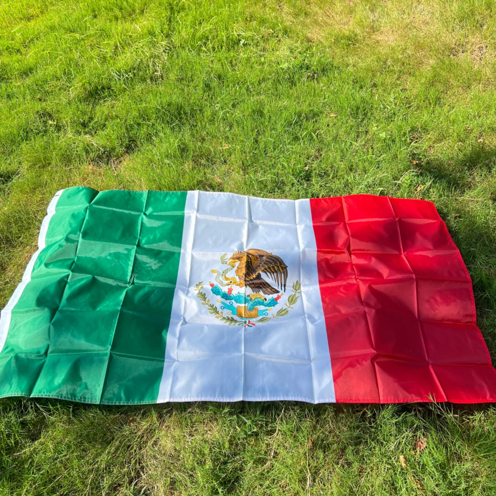 3 × 5' FT Mexico flag Indoor Outdoor banner Home Decor Polyester banner 90X150cm Mexico flag