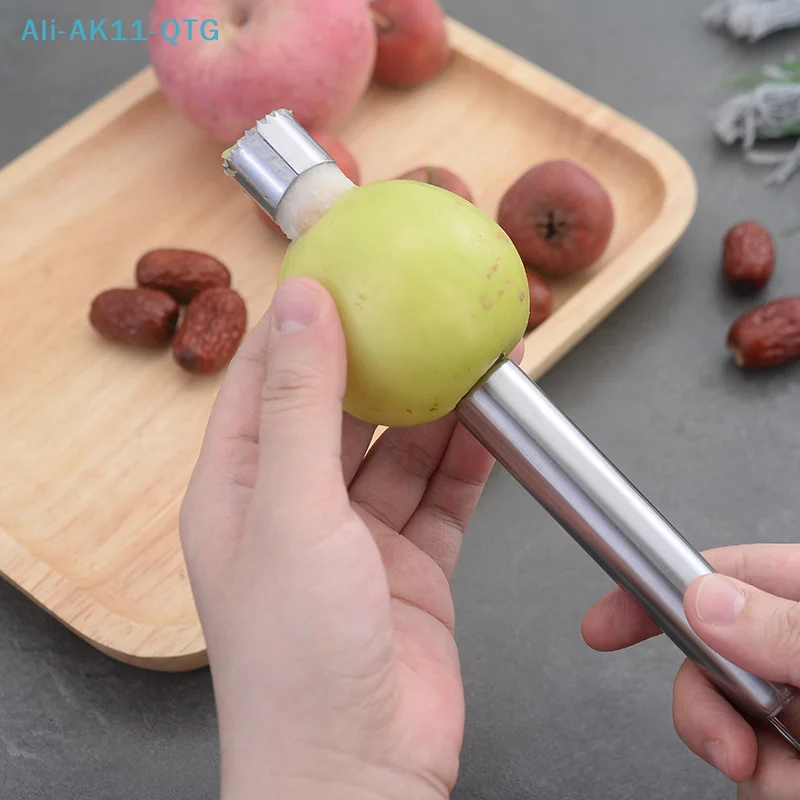 Stainless Steel Fruit Corer Apple Seed Remover Home Vegetable Tool For Red Dates Pear Hawthorn Cool Gadgets Kitchen Accessories