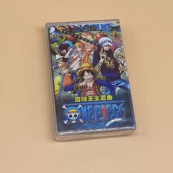 Anime ONE PIECE rufy Roronoa Zoro Ace Music Tapes Cosplay Cartoon Soundtracks Box Tape Walkman Car cassette collezione regalo