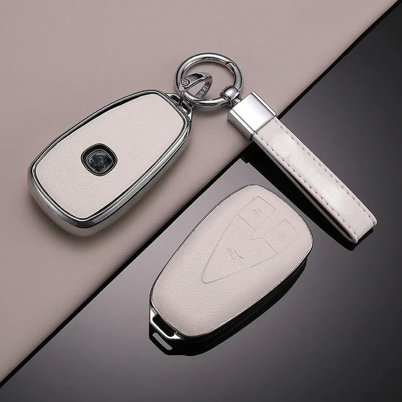 Suitable For Chang An CS75 CS85 2020-2023 Three Four  Buttons TPU Ivory Car Remote Key Case Cover