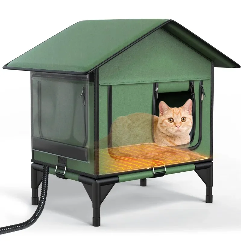 

Outdoor cat house large space environmentally friendly moisture-proof rain-proof heating pad cat nest winter