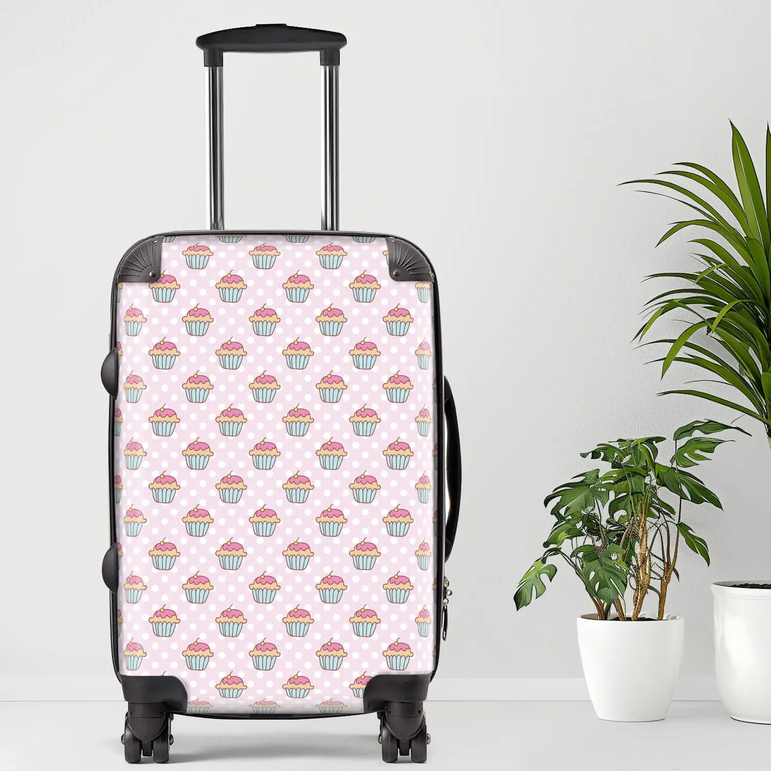

Cupcake Luggage, 20/24/28 Inch Luggage, Carry-On, Custom Luggage, Luggage Set, Suitcase, Travel, Vacation, Cabin Suitcase, Custo