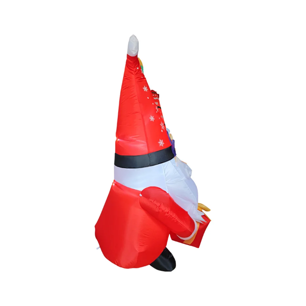 عيد الميلاد 7FT/2.1M نفخ ثلاثة الأقزام مع هدية زينة ساحة صندوق ، أضواء LED المدمجة ، لعيد الميلاد حديقة فناء الحديقة #5