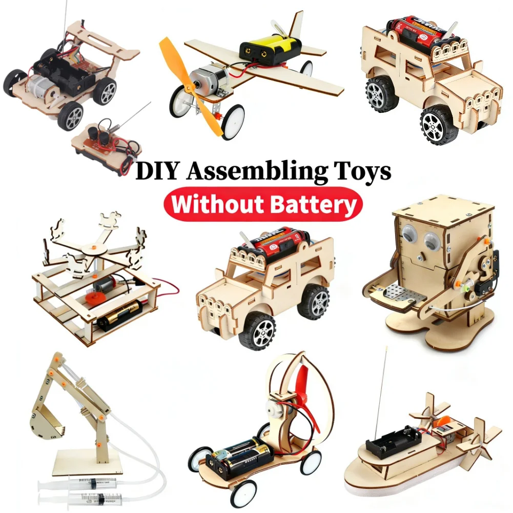 Kits de tige pour enfants, Kit de Circuit d'expérimentation scientifique physique, composants électroniques ABS, jouets manuels éducatifs pour enfants