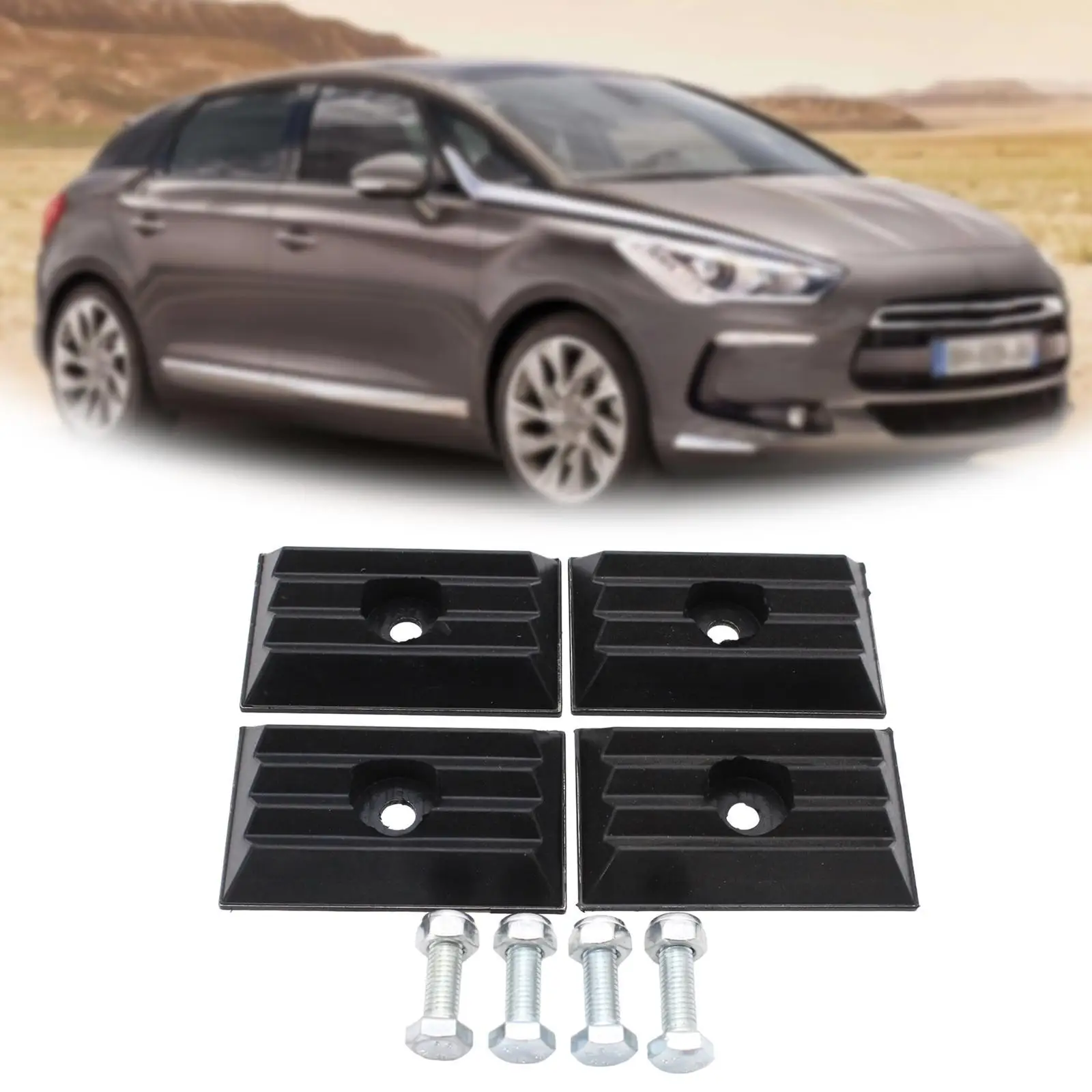 Rear Leaf Spring Pads with Screws and Nuts Steel Durable Replacement for Fiat Ducato Jumper Peugeot Boxer Car Parts