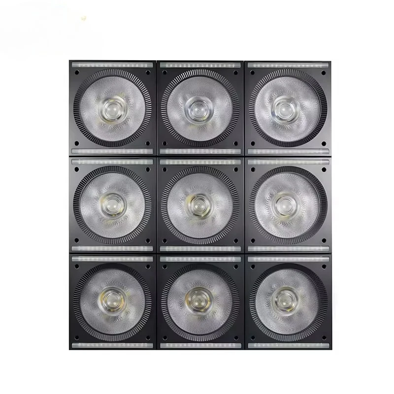 High Bright RGBW Led Par Light 3x3 Matrix 9x50W Array Led Square Stage Lights Equipment Professional for Disco Party